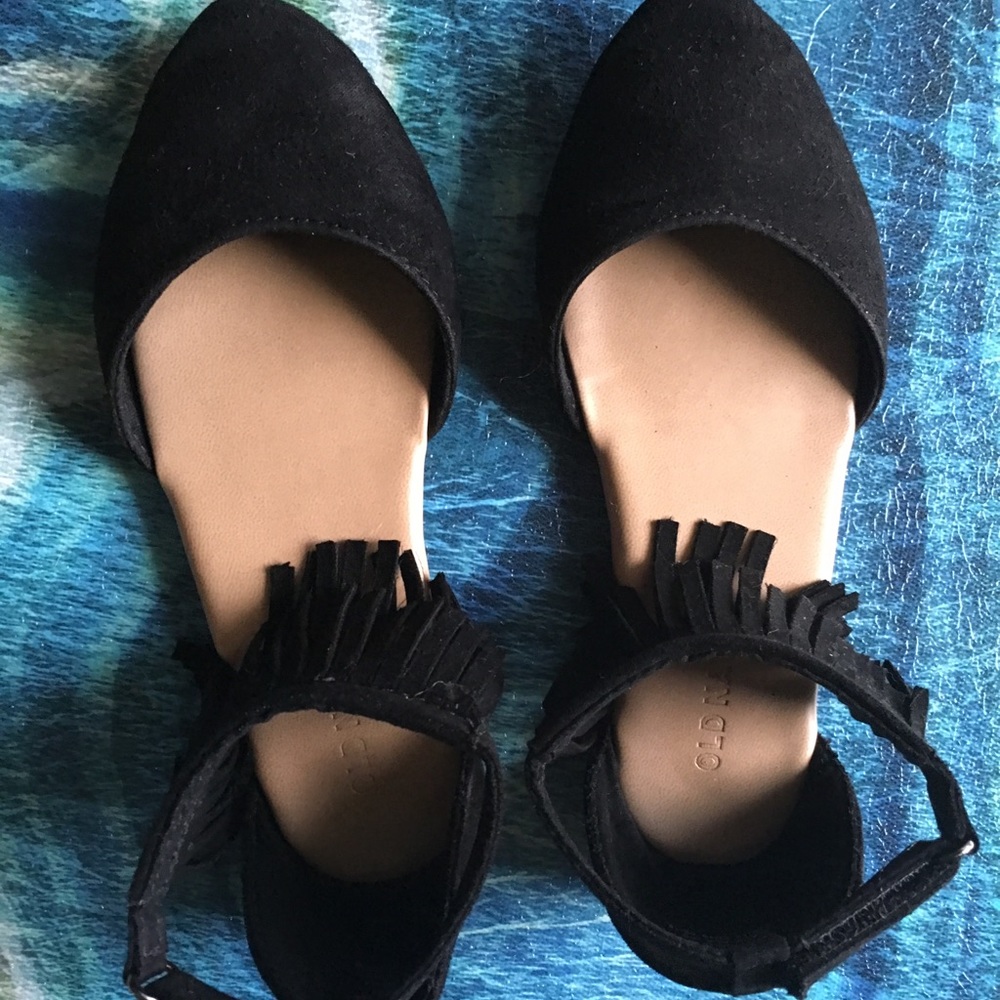 Toddler Girl Size 11 Fringe Ballet Style Shoes